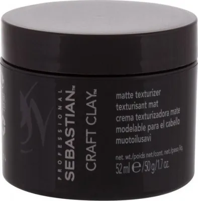 Produktbild von Sebastian Craft clay, Haarwachs, 50 ml, Männer, normales Haar, Petrolatum, Cera Alba/Beeswax, Dicaprylyl Maleate, Propylene Glycol, Kaolin, PEG-10 Sunflflower..., 1 Stück(e)