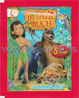 Produktbild von Blue Ocean - Das Dschungelbuch - Sammel-Sticker - 1 Tüte