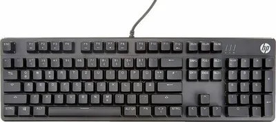 Immagine prodotto di Tastiera da gioco HP Pavilion 550, cavo, USB, tasti meccanici, QWERTY, LED, nera