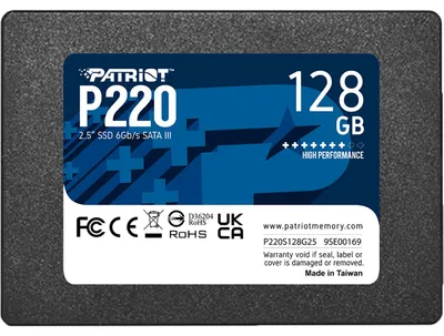 Immagine prodotto di SSD Patriot 128GB 2.5" P220 SATA3 550/480 (P220S512G25)