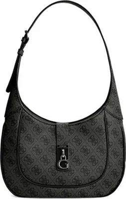 Produktbild von Guess Maimie Hobo Frauen 4G Logo Druck Synthetische Handtasche Kohle – EINHEITSGRÖSSE / Kohle