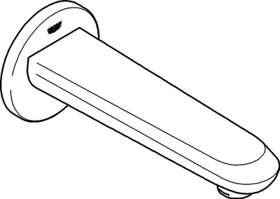 Produktbild von Grohe Eurodisc Cosmopolitan Wanneneinlauf Ausladung 170 mm chrom - 13278002