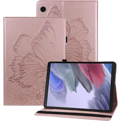 Immagine prodotto di Custodia in  (PU) per tablet Samsung Galaxy Tab A9+ da 11 pollici, colore rosa oro, tipo portafoglio