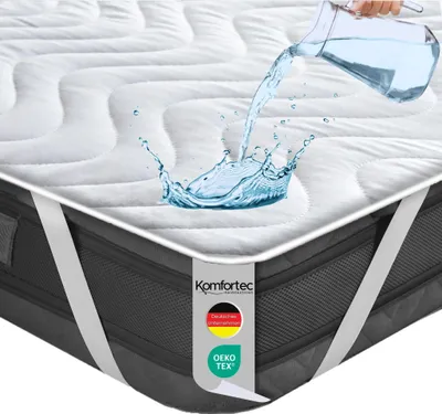 Produktbild von Komfortec Matratzenschoner Wasserdicht 180x200cm Anti Milben Atmungsaktiv Schutz