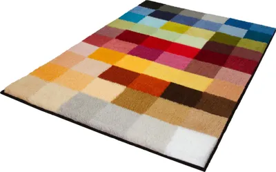 Produktbild von Kleine Wolke Badteppich Cubetto Multicolor 75 cm x 120 cm
