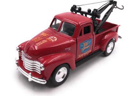 Produktbild von Onwomania Modellauto Chevrolet Tow Truck Pic Up Rot Auto Mst. 1:34-39