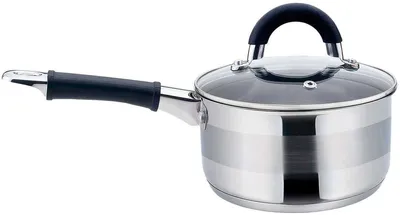 Image de Kinghoff casserole en acier avec couvercle 1,0l 14cm KH1254