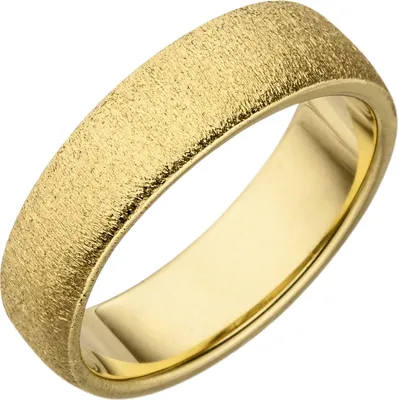 Produktbild von Gr. 56 Damen Ring 925 Sterling Silber gold vergoldet mit Struktur