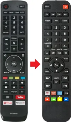Produktbild von Fernbedienung geeignet für HISENSE H50A6570