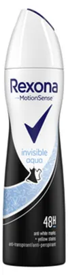 Zdjęcie produktu dla Rexona Invisible Aqua dezodorant w sprayu 150 ml