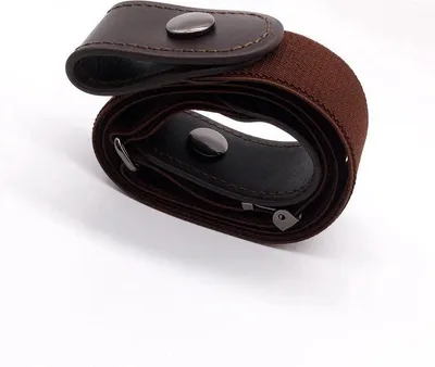 Immagine prodotto di CHPN – Cintura – Cintura marrone – Cintura elastica – Marrone – Cintura elasticizzata – Cintura – Cintura elastica – Cintura marrone – Senza fibbia – 98 cm