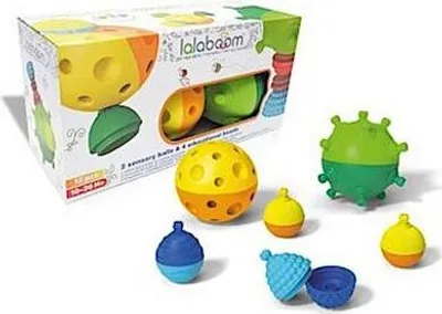 Produktbild von Lalaboom - Sensorische Ballen en Educatieve Kralen, 12dlg.
