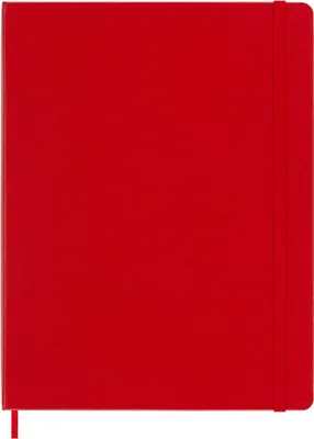 Obrázok produktu pre Moleskine 805-50-0285-508-2, Jednofarebné, Červená, Matný, 70 g/m², Linajkový papier, tvrdý obal
