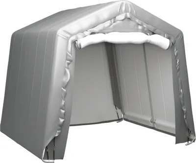 Image de Tente de rangement 240x240 cm Acier Gris