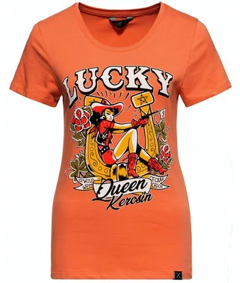 Produktbild von Queen Kerosin T-Shirt - Lucky Orange S