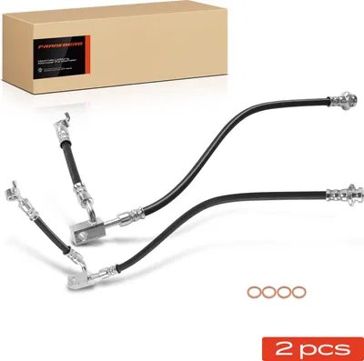 Immagine prodotto di Frankberg 2x Tubo freno Tubi freno anteriore sinistro destro per Infiniti QX56 56 2012-2013