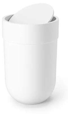 Produktbild von Umbra Touch Abfalleimer, 6L Schwingdeckel, Weiss