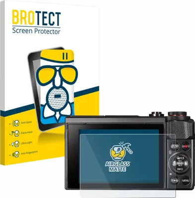 Produktbild von BROTECT Entspiegelungs Schutzglas für Canon PowerShot G7 X Mark II Schutzfolie Panzer Folie Glas Display Schutz matt