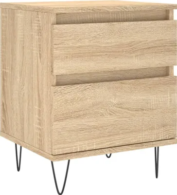 Obrázok produktu pre vidaXL Nočný stolík Sonoma Dub 40x35x50 cm odvodený výrobok z dreva