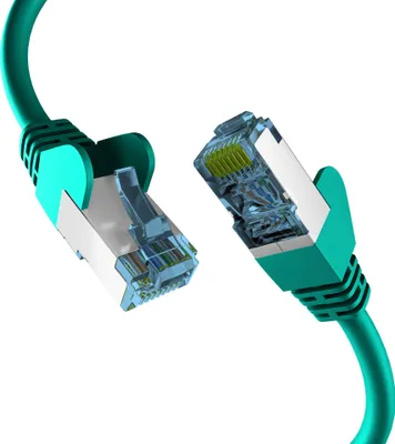 Image de EFB RJ45 PATCHKABEL mit CAT7 ROHKABEL GRÜN 0.25m