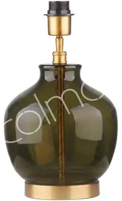Imagen del producto de Lámpara de mesa WALLIS, vidrio, Ø22x37cm, color verde oscuro