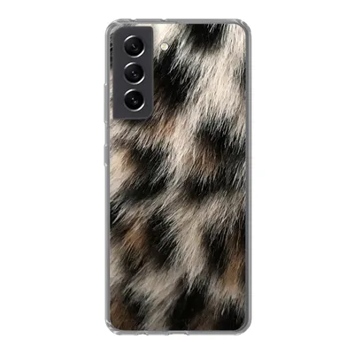 Produktbild von MuchoWow® Handyhülle Schutzhülle Hülle für Samsung Galaxy S21 FE Nahaufnahme Pantherdruck Silikon Softcase Handy Hülle - Mobiltelefonhülle