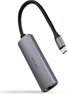 Zdjęcie produktu dla Nanocable 10.16.4603, Przewodowa, USB 3.2 Gen 1 (3.1 Gen 1) Type-C, 100 W, 1000 Mbit/s, Szary, Kopolimer akrylonitrylo-butadieno-styrenowy (ABS), Aluminium