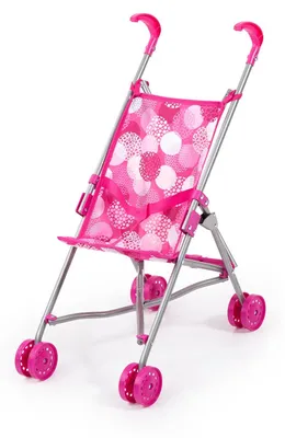 Produktbild von Bayer Design 30541AA Puppenbuggy, Puppenwagen mit integrierten Sicherheitsgurt, leicht faltbar, klappbar