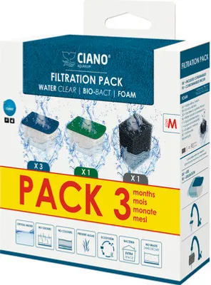 Produktbild von Filtermedium Ciano Filterpaket 3 Monate M Filterpatrone