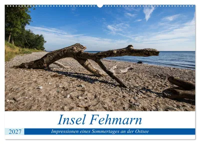 Produktbild von Insel Fehmarn - Impressionen eines Sommertages an der Ostsee (Wandkalender 2027 DIN A2 quer), CALVENDO Monatskalender