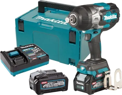 Image de Boulonneuse à chocs 40V XGT 1630 Nm - MAKITA - avec 2 batteries 40V 4.0Ah - chargeur - coffret - TW001GM201