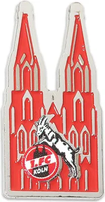 Produktbild von Offizieller 1. FC Köln Fanartikel Metall Pin mit Kölner Dom Motiv