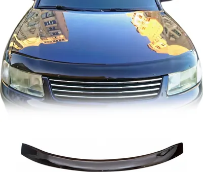 Obrázek produktu pro Deflektor kapoty Ochrana proti kamínkům pro VW Passat B5 1996-2001 Černá