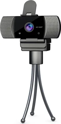 Image de Full HD 1080P grand angle USB Webcam USB 2.0 sans disque dur avec microphone Webcam ordinateur portable Conférence d'apprentissage en ligne Appel vidéo en streaming en direct Caméras Web Anti-peeping Webcame