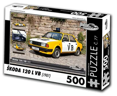 Produktbild von RETRO-AUTA Puzzle Nr. 77 `koda 120 L VB (1987) 500 Teile