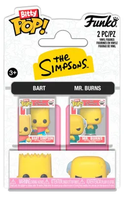Immagine prodotto di Confezione Bitty POP con 2 personaggi dei Simpson: Bart e Mr. Burns