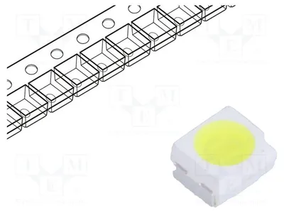 Obrázok produktu pre LED; SMD; 3528,PLCC2; studená biela; 8lm; 2200mcd; 5000-6000K; 120°; 20mA FYLS-3528LUWC LED diódy SMD biele