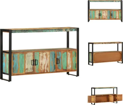 Imagen del producto de vidaXL Mueble aparador de 120x30x75 cm, madera maciza de altholz - Aparadores