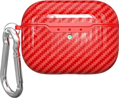 Zdjęcie produktu dla Beline Airpods Carbon Cover Air Pods Pro 2 Czerwony /Red