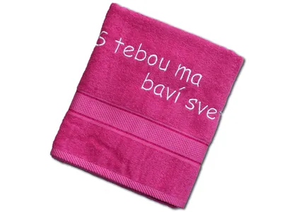 Obrázok produktu pre Osuška S tebou ma baví svet pre ženu