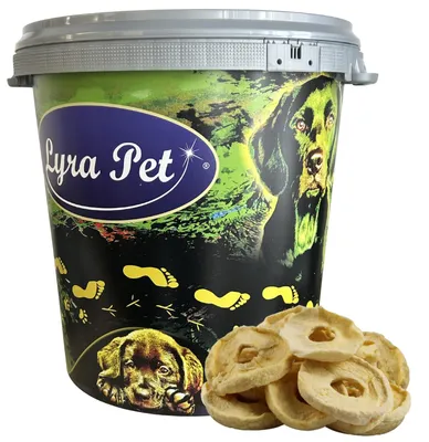 Produktbild von 5 kg Lyra Pet® Äpfel getrocknet in 30 L Tonne