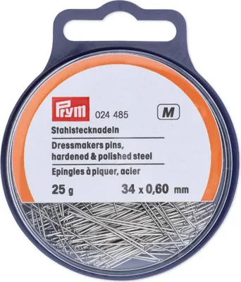Produktbild von Stecknadeln ST 0,60 x 34 mm silberfarbig