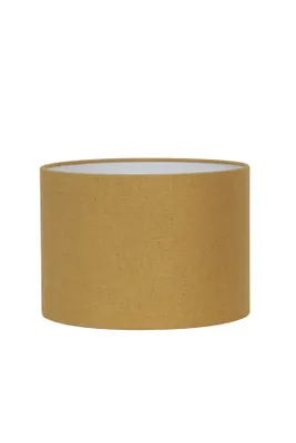 Produktbild von Light & Living - Lampenschirm Zylinder Livigno - Ocker - Ø30x21cm - Stoffschirm für E27