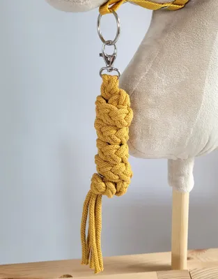 Produktbild von Strickleine für Hobbypferd - senf