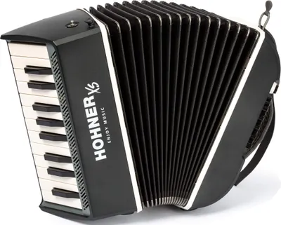 Produktbild von Hohner XS Kinderakkordeon weiß-grau