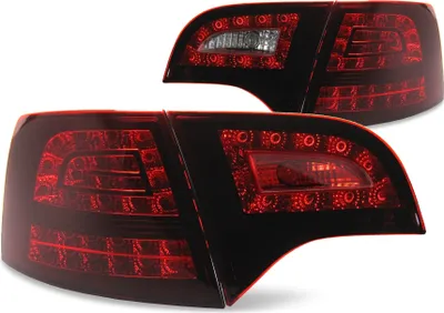 Zdjęcie produktu dla Oryginalne tylne światła JOM VOLL LED ciemnoczerwone dymne SET do Audi A4 8E B7 Avant