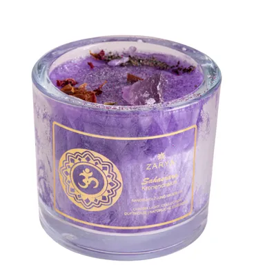 Immagine prodotto di Candela chakra chakra della , h: 9 cm, ø 10 cm