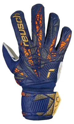 Obrázok produktu pre Reusch - „Attrakt Solid“ rukavice pre detských brankárov PP10515 (7,5) (tmavomodrá)