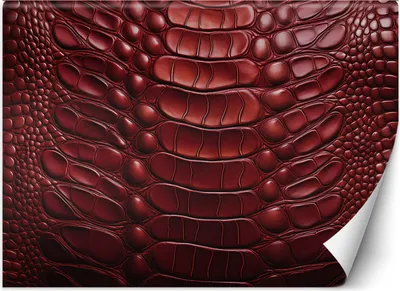 Produktbild von Vlies fototapete Rote Schlangenhaut 450x315 cm Feeby Rot inkl. Kleber einfache Montage