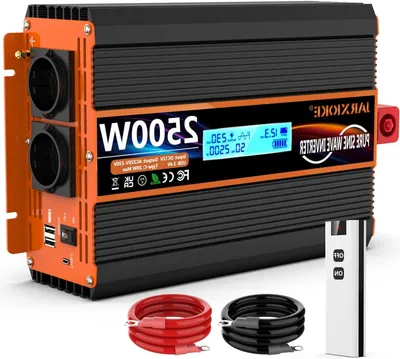 Productafbeelding van Omvormer 12V Naar 230V - Spanningsomvormer - Stroomomzetter - Converter - Inverter - Zuivere Sinusgolf
